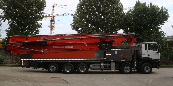 科尼樂70米混凝土泵車以下5點(diǎn)施工優(yōu)勢，工地打灰離不開