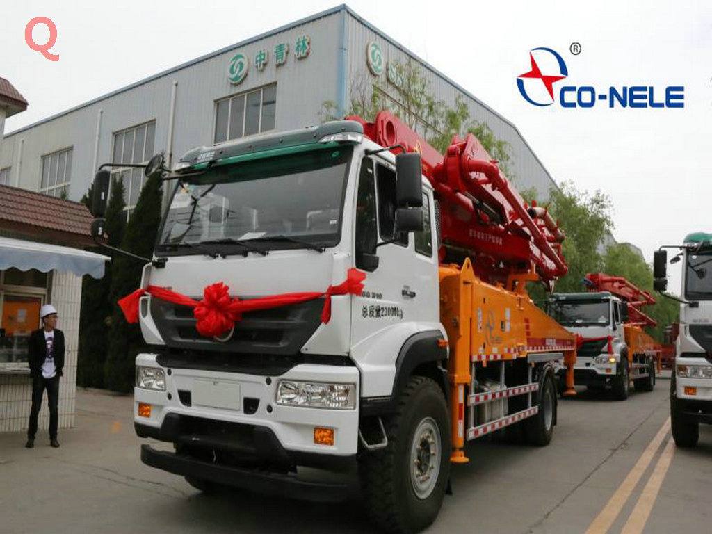 小型泵車，小型混凝土泵車，天泵